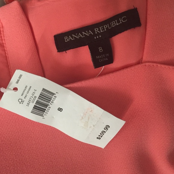 NWT Banana Republic Crepe Sheath Dress 8 - Picture 3 of 4