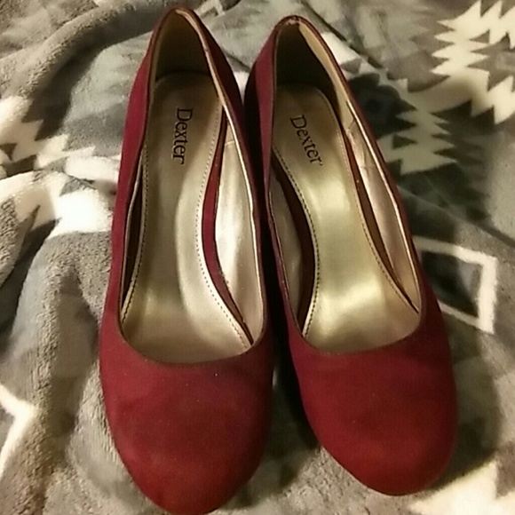 Burgundy Maroon Wedges