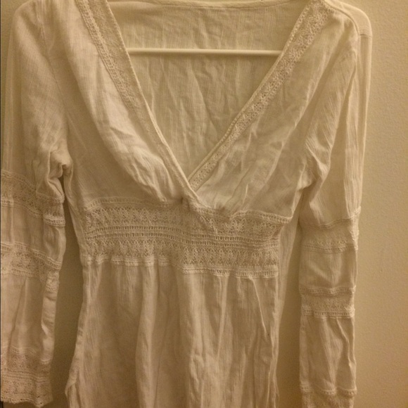 Vintage white cotton top