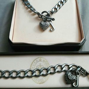 Juicy Couture necklace and bracelet set