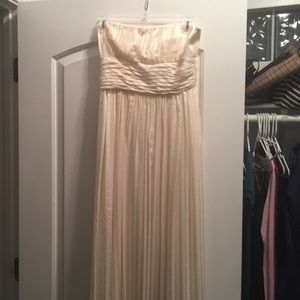 BCBG strapless formal gown