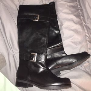 Black Leather Boots