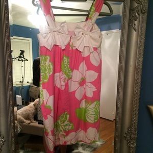 Lilly Pulitzer bow dress.