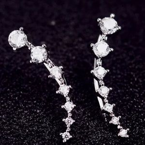 Ear Cuff Crystal Earrings