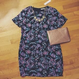 Navy blue & floral dress 🌸 NWT