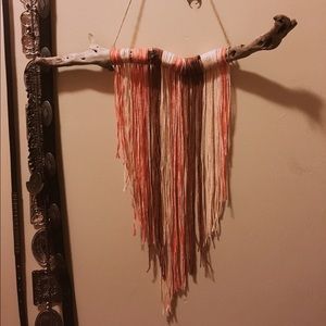 Hanging Wooden DIY yarn display