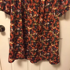 Forever21 2X floral shift dress