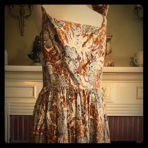 Kamemeha vintage sz 10 sundress with full skirt.