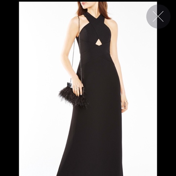 Beautiful Elegant Black BCBGmaxazria Formal Gown - Picture 4 of 4