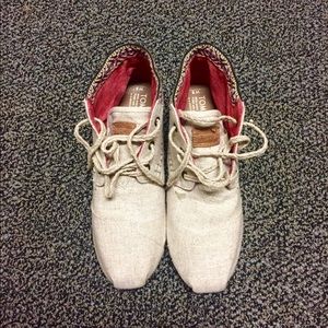 Toms Canvas summer boots FINAL SALE