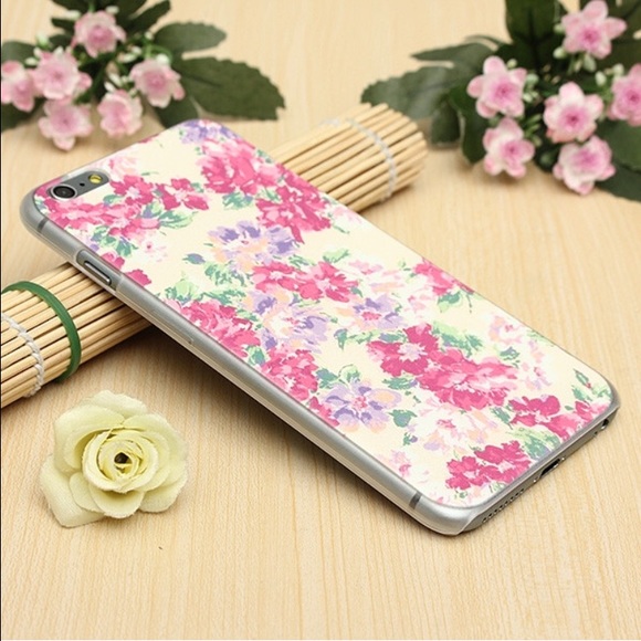 Accessories - New Pastoral fresh flower case for iPhone 6S plus