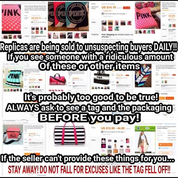 FAKE VICTORIA'S SECRET PINK ITEMS ARE FOR SALE - Picture 4 of 4