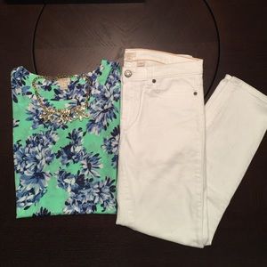 J. Crew - White Toothpick Jeans