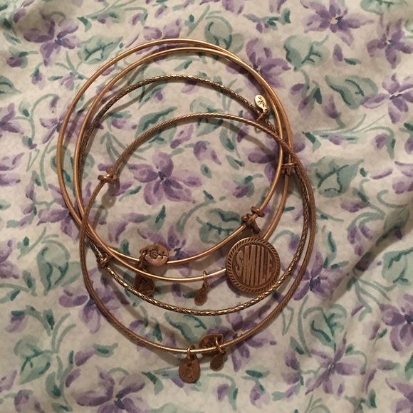 4 Alex & Ani bangles