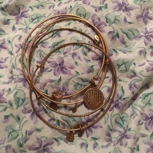 4 Alex & Ani bangles
