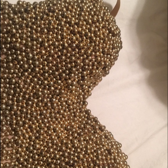 Pearl corset top (half-cropped)