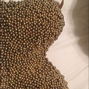 Pearl corset top (half-cropped)