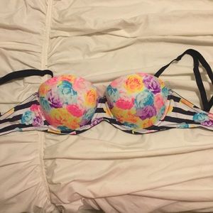 ⚠️LAST CHANCE!⚠️ PINK Floral Strapless Bra