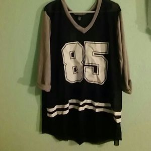 Rue21 Plus Size Sport Jersey 85 Mesh
