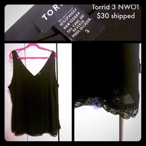 Torrid 3 chiffon tank top