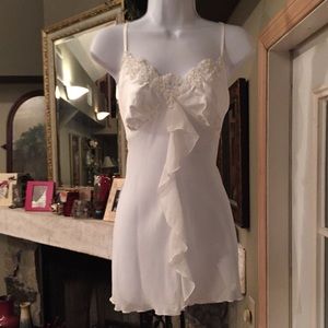 LINEA DONATELLA BRIDAL COLLECTION WHITE CHEMISE