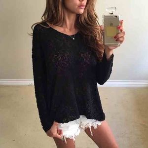 💗• Reserved • Soft Lightweight Black Knit Sweater