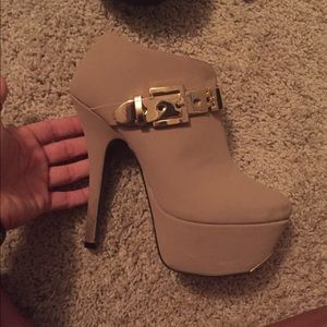 Bebe 2 Nude Booties