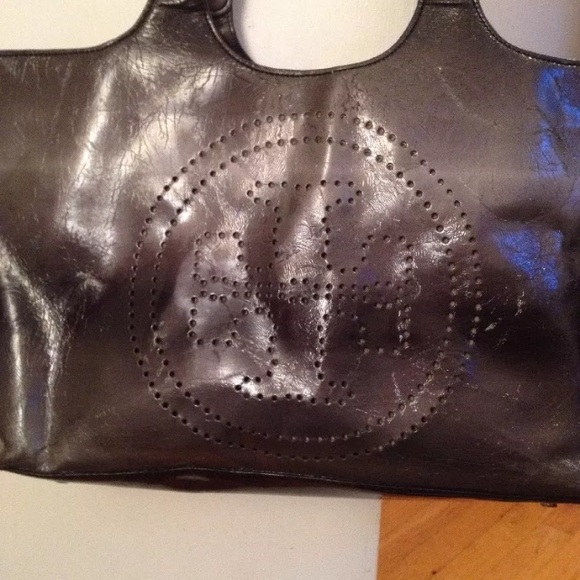 Tory burch bombe satchel grey