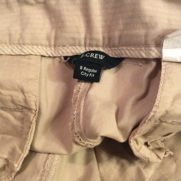 J. Crew city fit chino in sand.