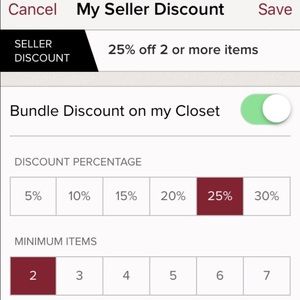 Bundle and Save! 25% off 2 or more items! 😊