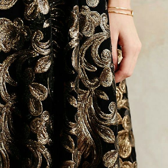 Byzantine sequin Dress removable straps - Picture 3 of 4