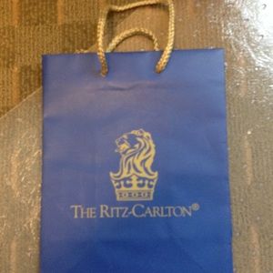 Ritz Carlton bag