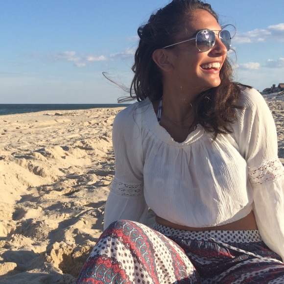 Roxy Long Sleeved Crop Top - Picture 2 of 2