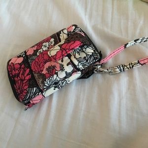 Vera Bradley phone case wallet wristlet