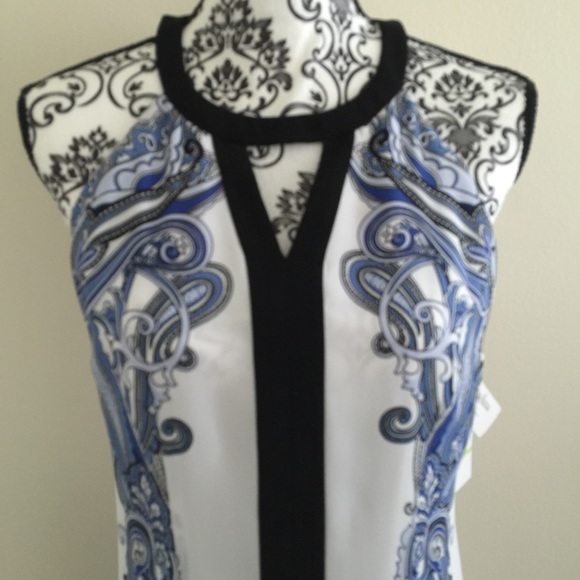 Laundry - Dazzling Blue Multi Color Shift Dress - Picture 2 of 4