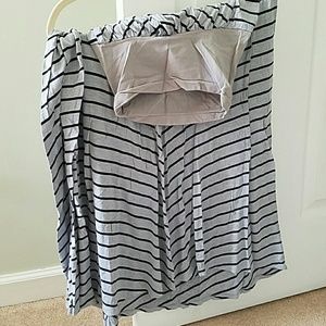 Maternity maxi skirt, great with Navy Blue top