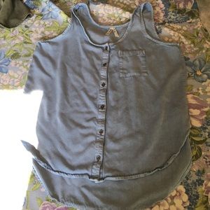 NWOT size medium light blue tank