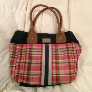 Tommy Hilfiger canvas handbag