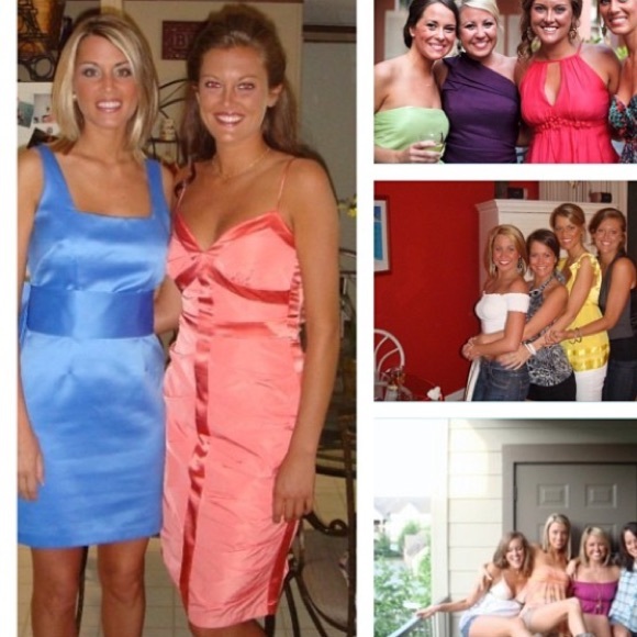 ABS cocktail dress, size 2 robins egg blue color