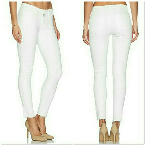 PAIGE Denim - Paige Verdugo Ankle 5 Optic White Skinny Jeans 29