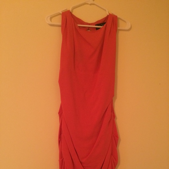 Nicole Miller coral dress, size 2
