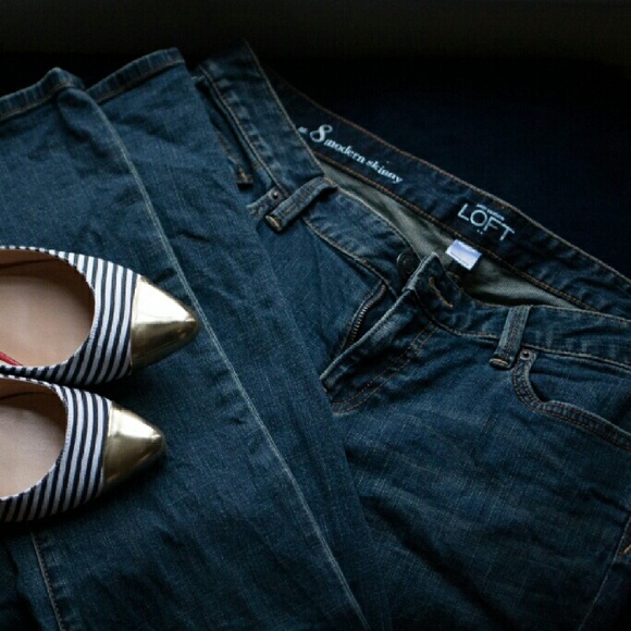 LOFT Modern Skinny Jeans Size 29/8