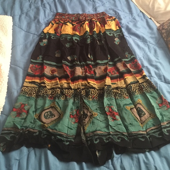 Long hippie skirt
