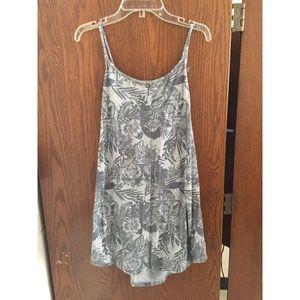 American Eagle floral button front dress