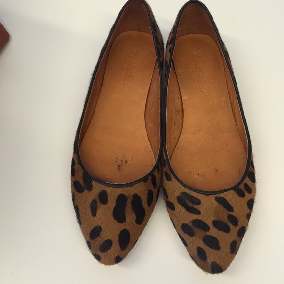 Madewell flats leopard print