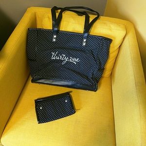 Thirty one cindy tote with watching wallet