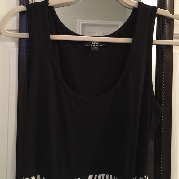 Black zebra print dress - Picture 3 of 3