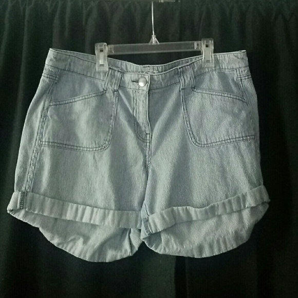 Jean Seersucker Shorts Ann Taylor Loft