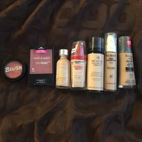 Foundation and blush