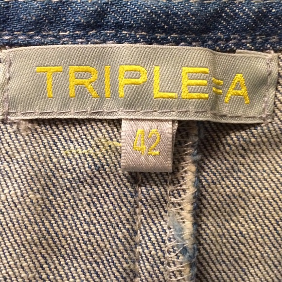 Donated... one-of-a-kind denim skirt - Picture 4 of 4